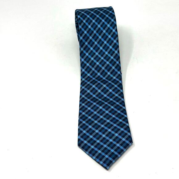 Tommy Hilfiger Silk Plaid Tie - Picture 2 of 5
